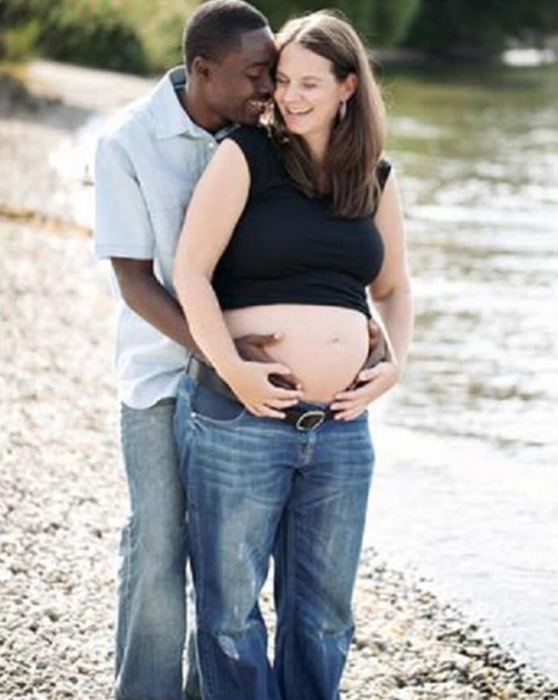 Interracial Preggo