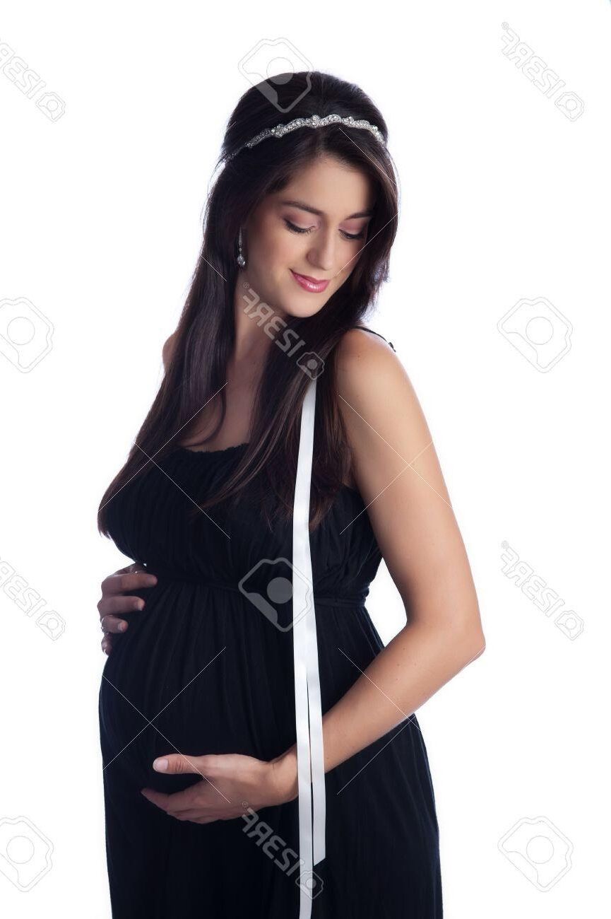 White Women in Black Dresses (Pregnant edition)