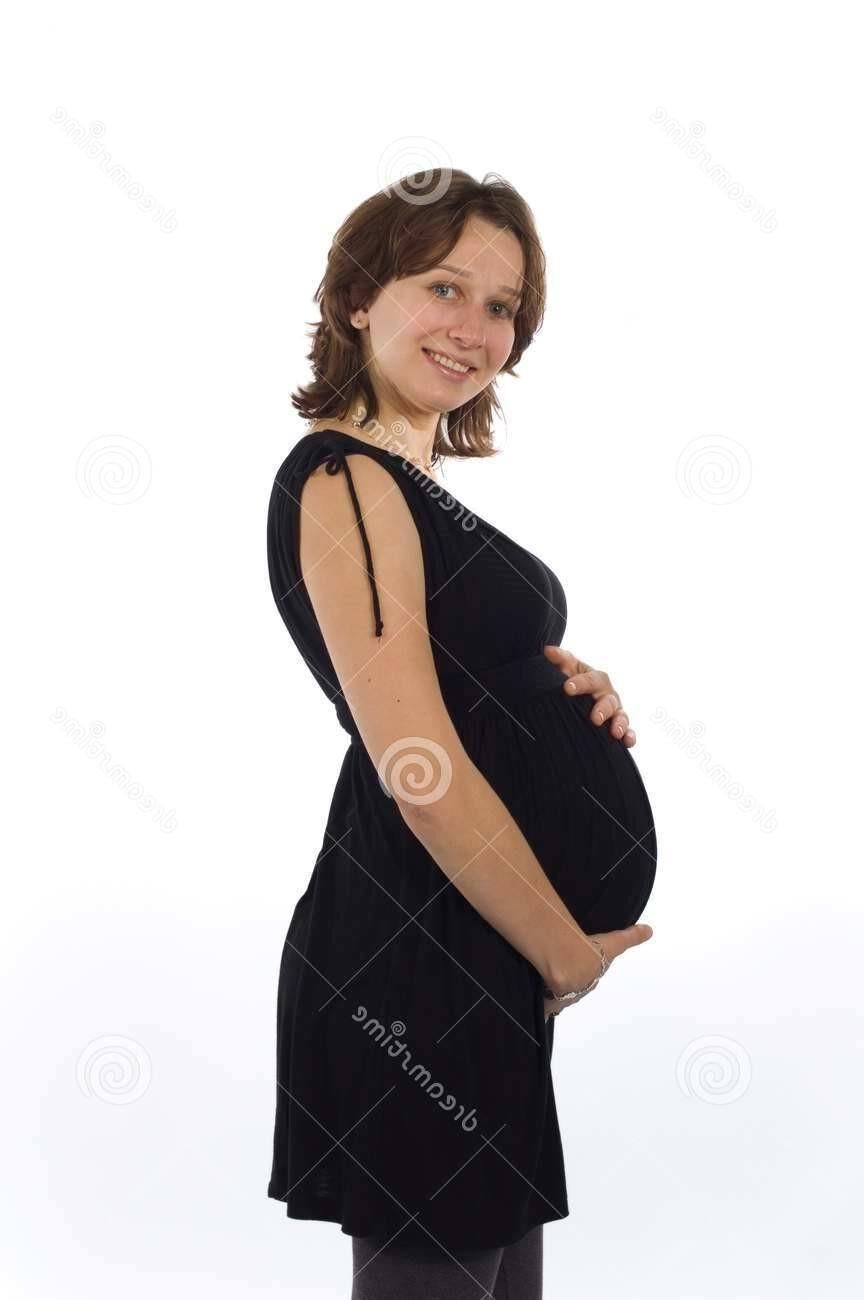 White Women in Black Dresses (Pregnant edition)