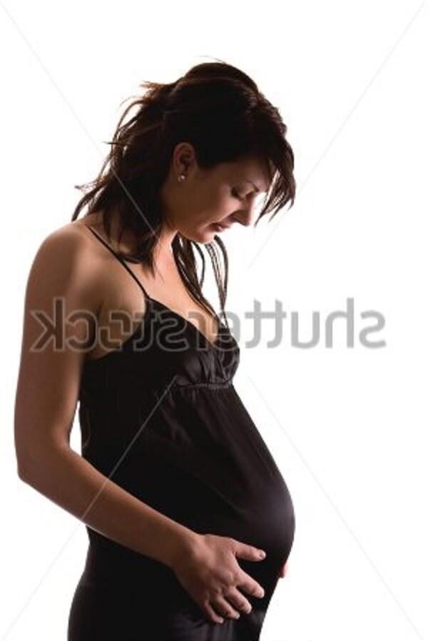 White Women in Black Dresses (Pregnant edition)