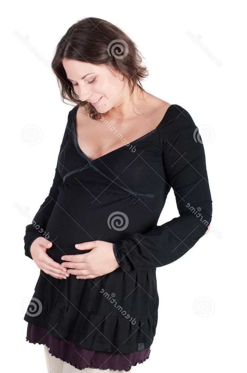 White Women in Black Dresses (Pregnant edition)