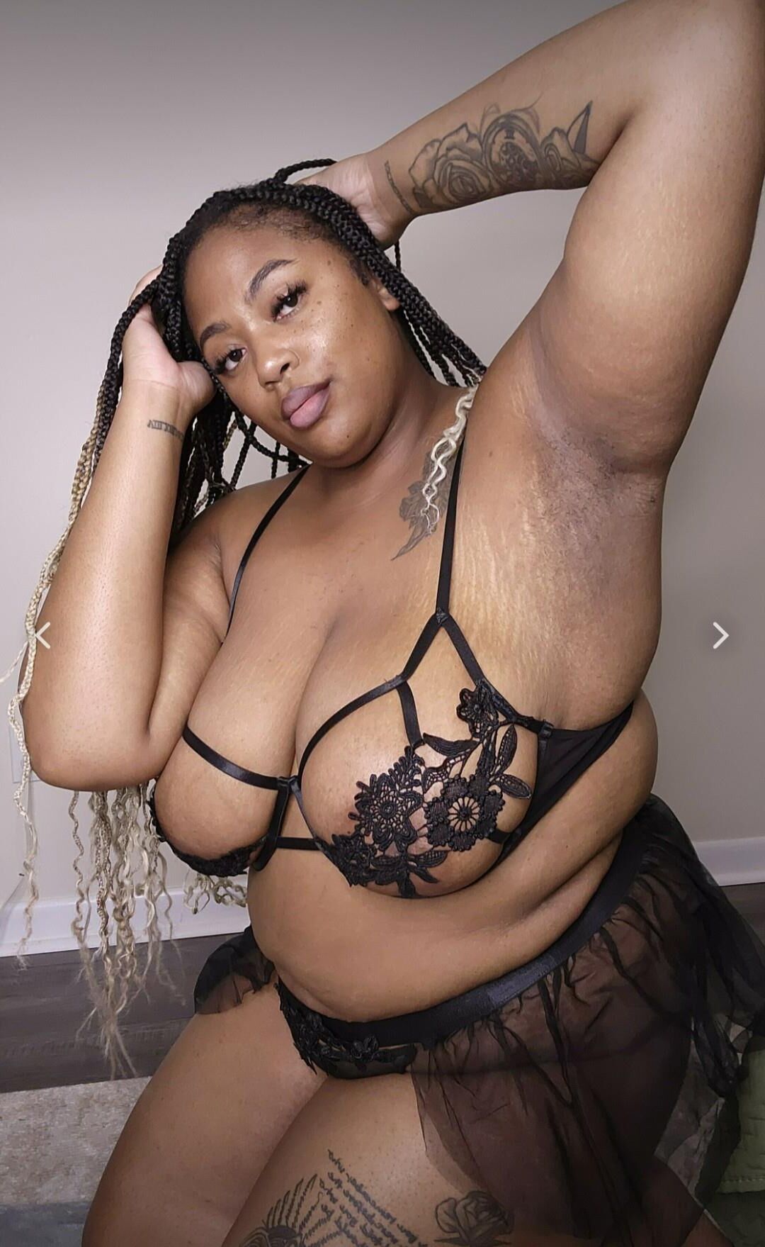 BBW Big Saggy Tits Huge Areola Ebony LusciousCurves