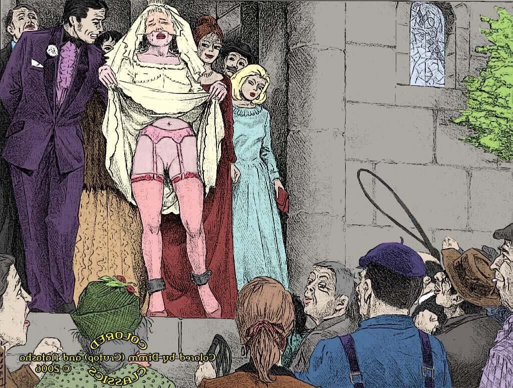 Joseph Farrel Colorized BDSM Drawings