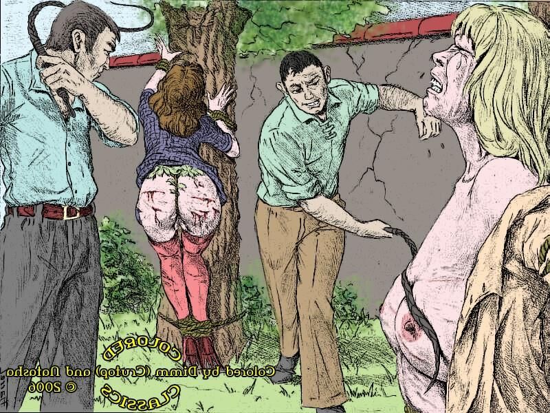 Joseph Farrel Colorized BDSM Drawings