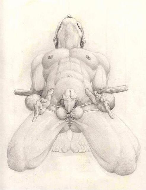 bondage artwork males