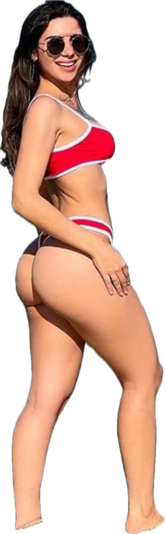 Latina Cute Big Butt Stickers 1367