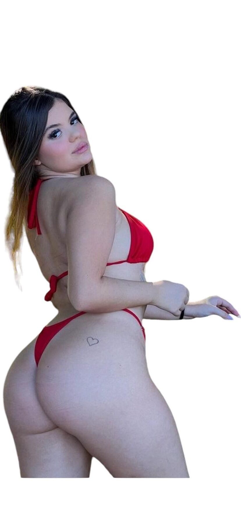 Latina Cute Big Butt Stickers 1363