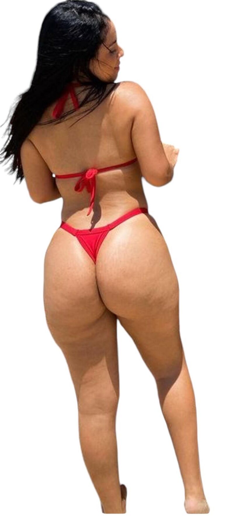 Latina Cute Big Butt Stickers 1368