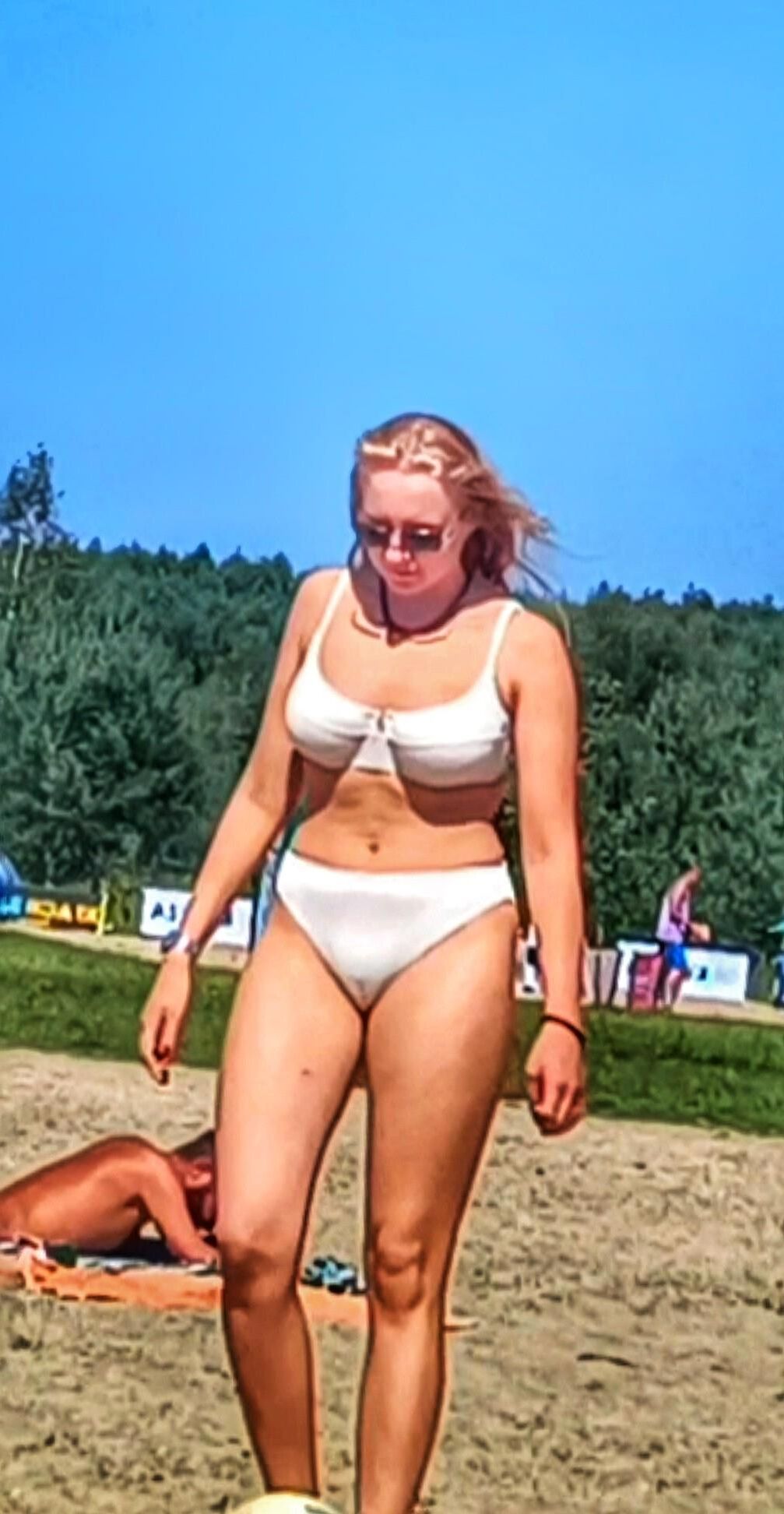 chatte polonaise sur la plage cameltoe polska pizda na plazy