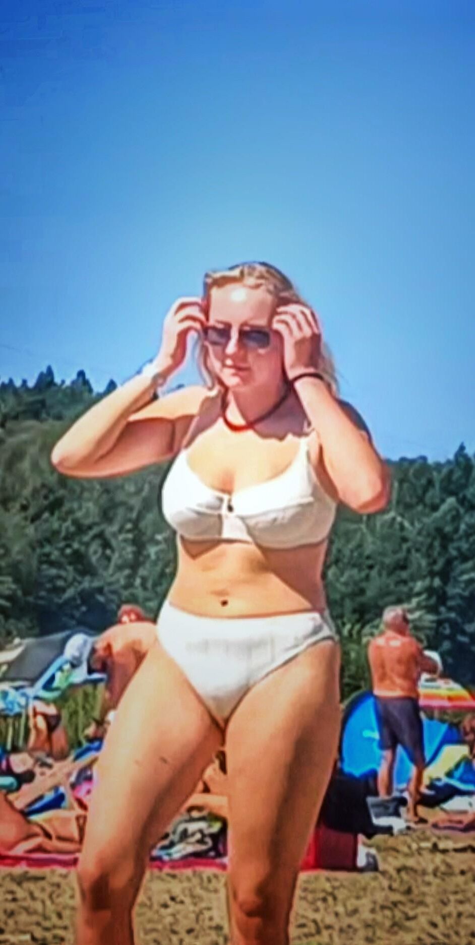 chatte polonaise sur la plage cameltoe polska pizda na plazy