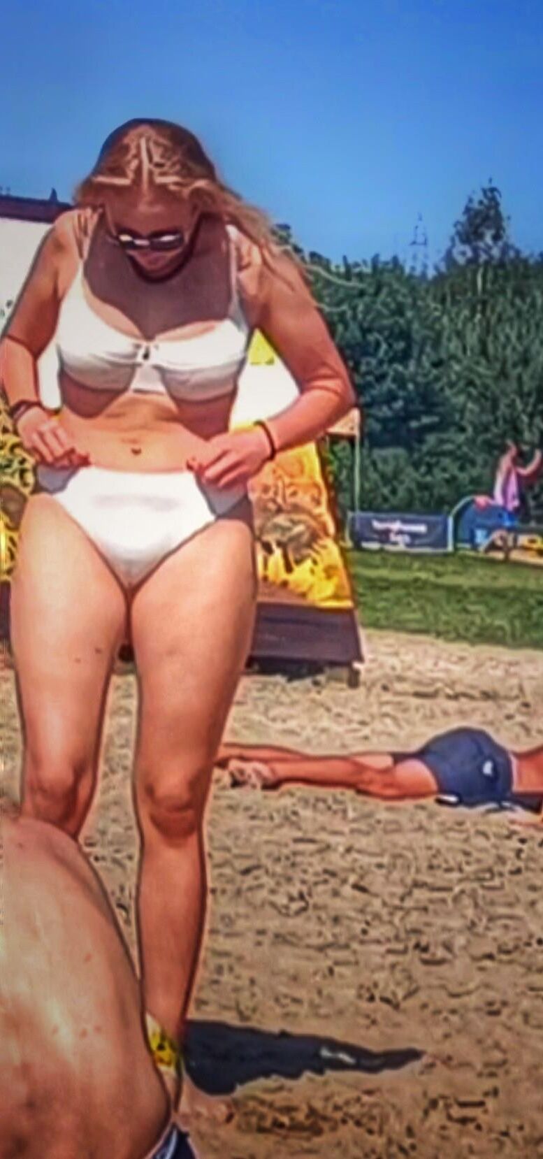 chatte polonaise sur la plage cameltoe polska pizda na plazy