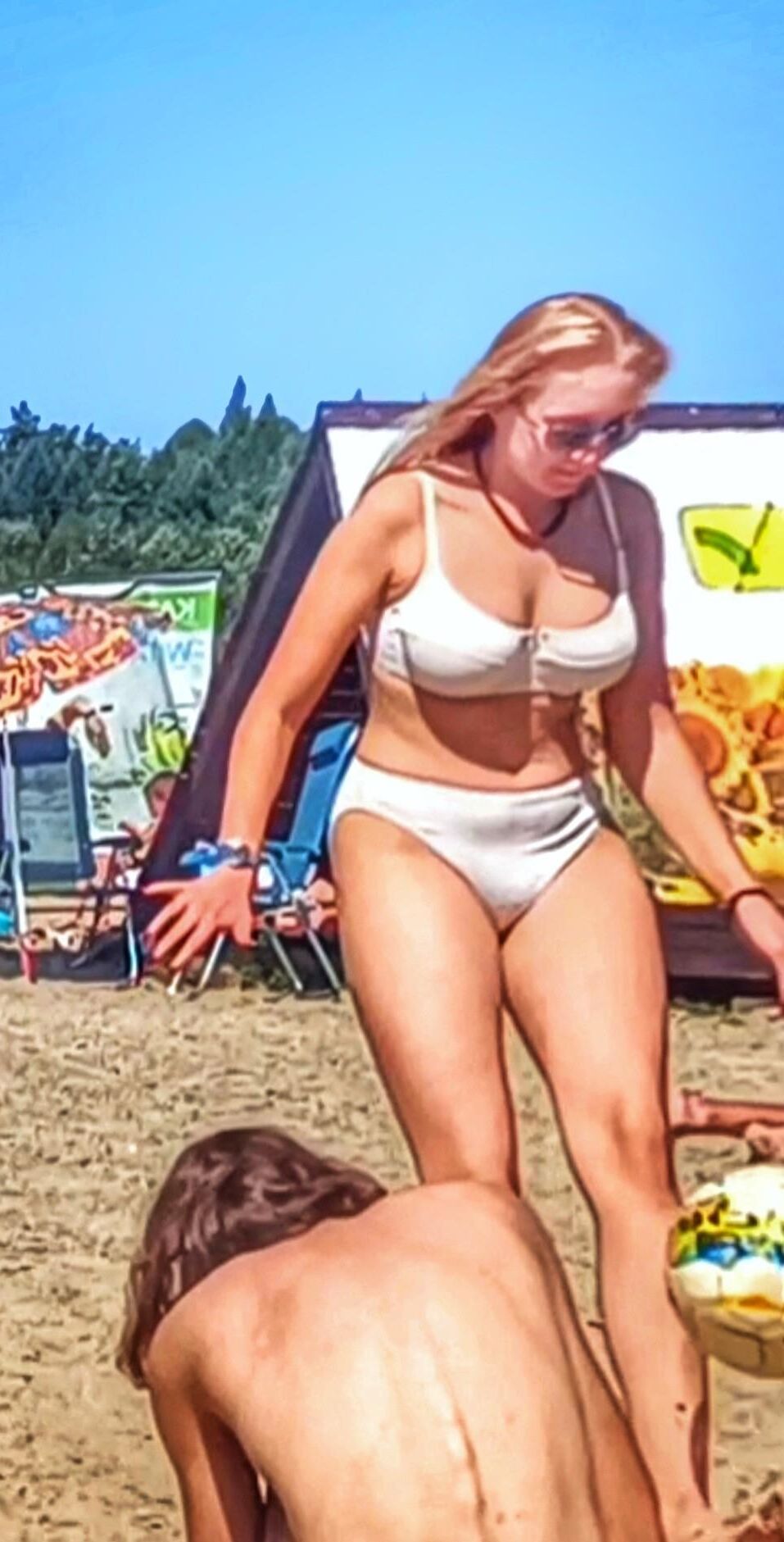 chatte polonaise sur la plage cameltoe polska pizda na plazy