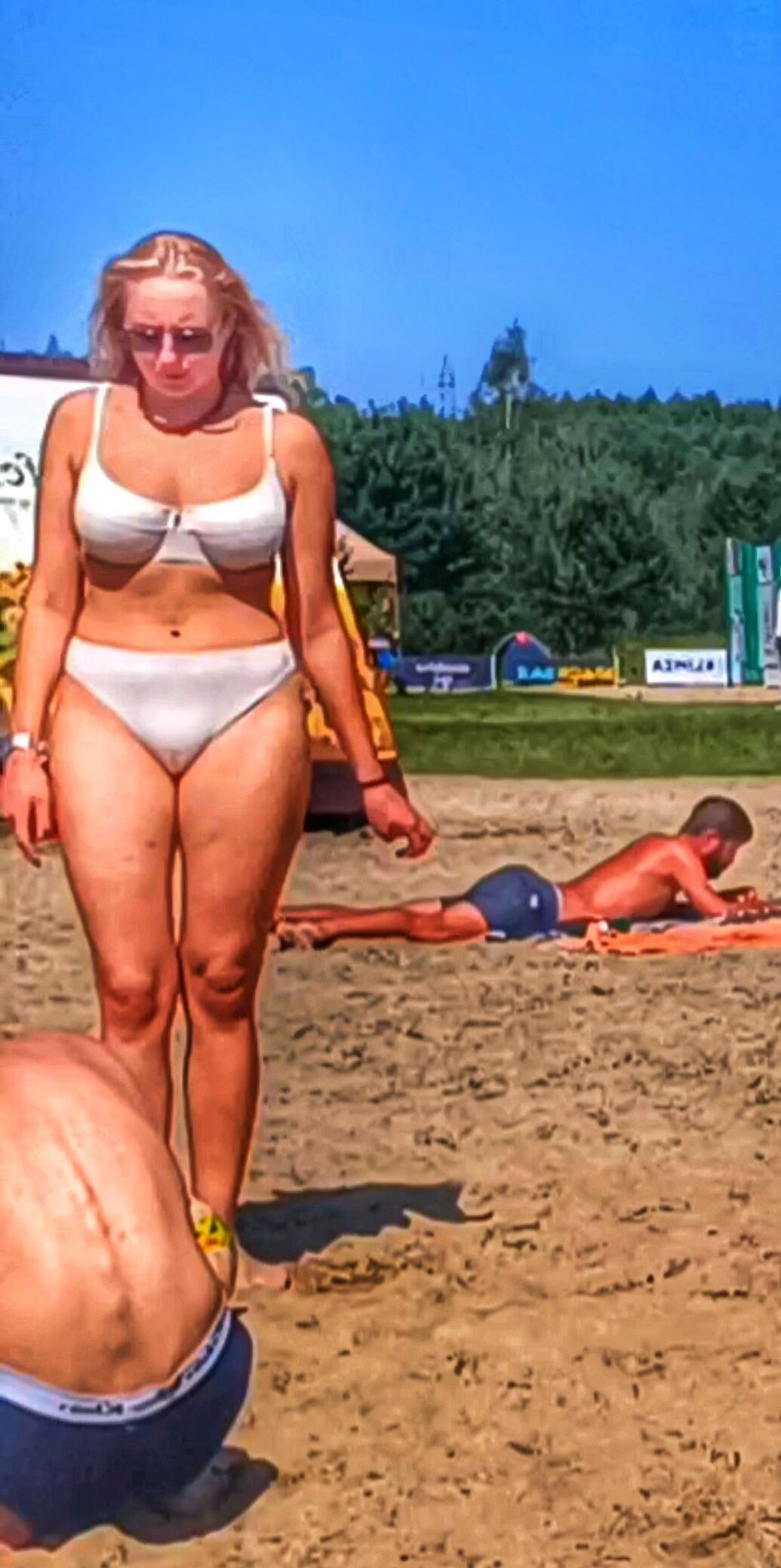 chatte polonaise sur la plage cameltoe polska pizda na plazy