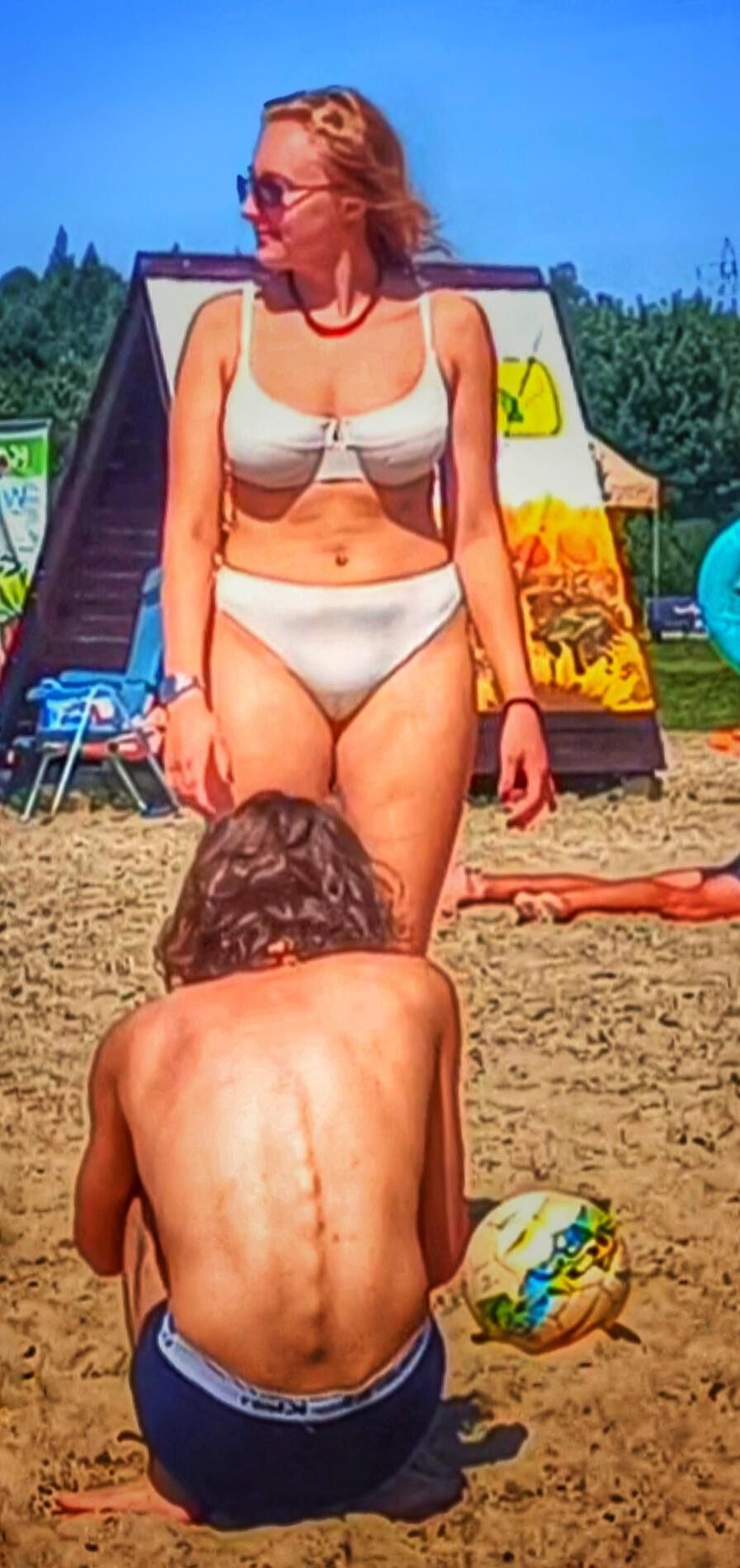 chatte polonaise sur la plage cameltoe polska pizda na plazy