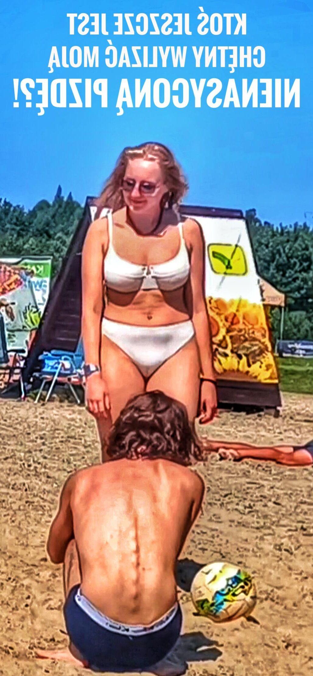 chatte polonaise sur la plage cameltoe polska pizda na plazy