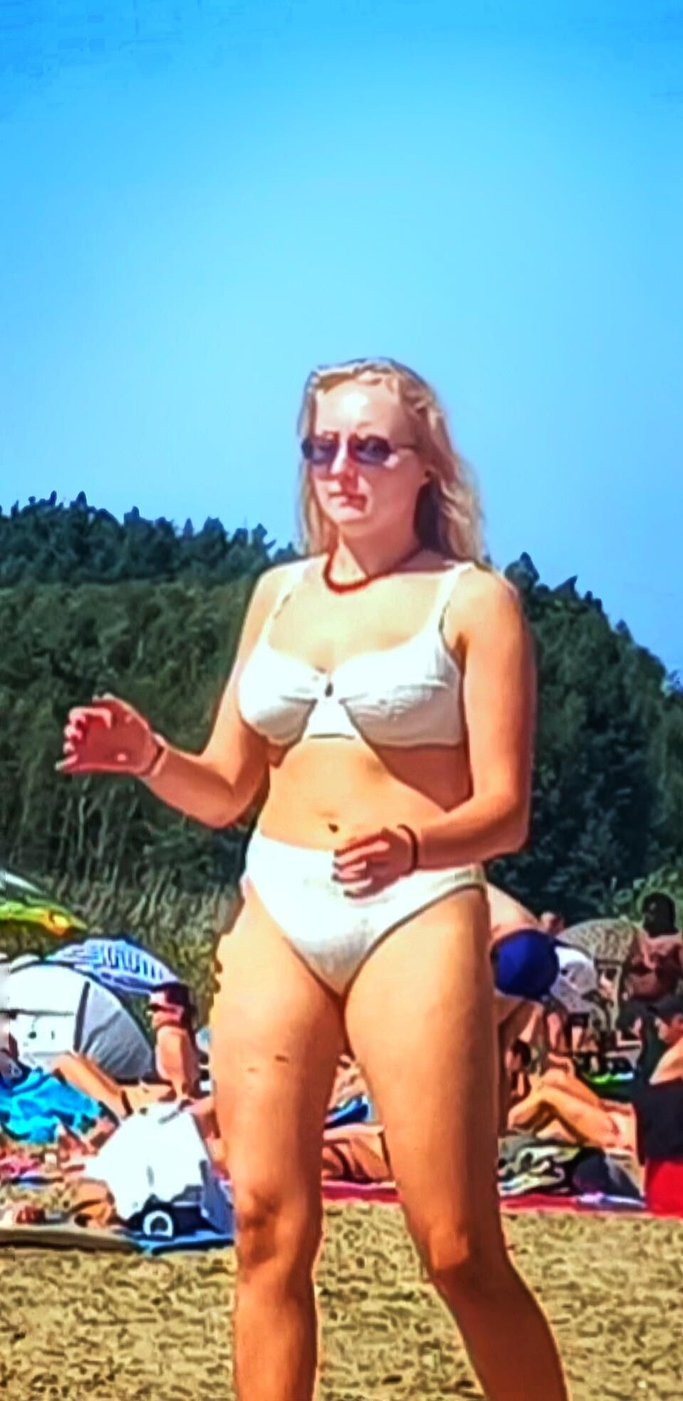 chatte polonaise sur la plage cameltoe polska pizda na plazy