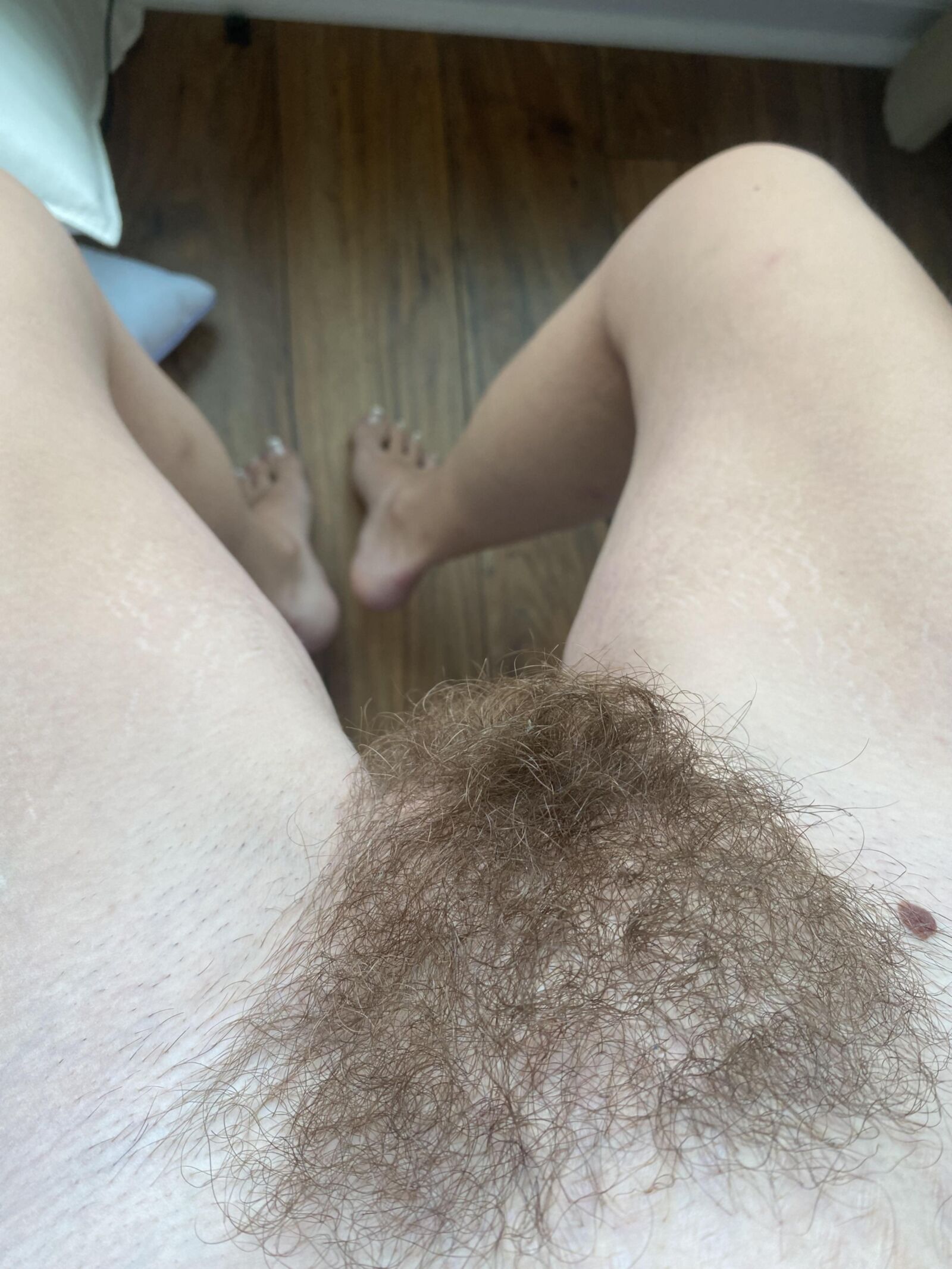 Hairy pussy closeup 03