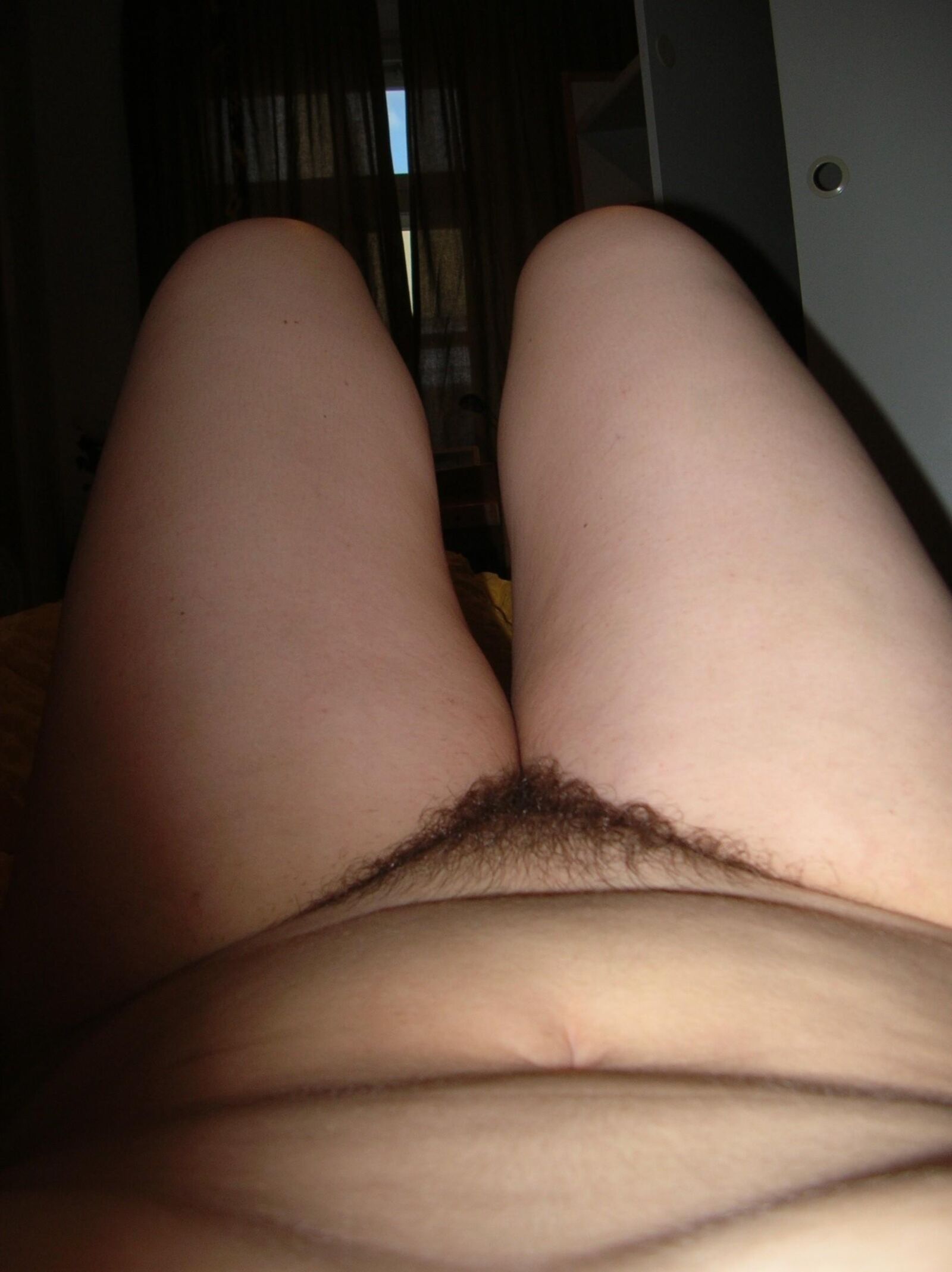 Hairy pussy closeup 03