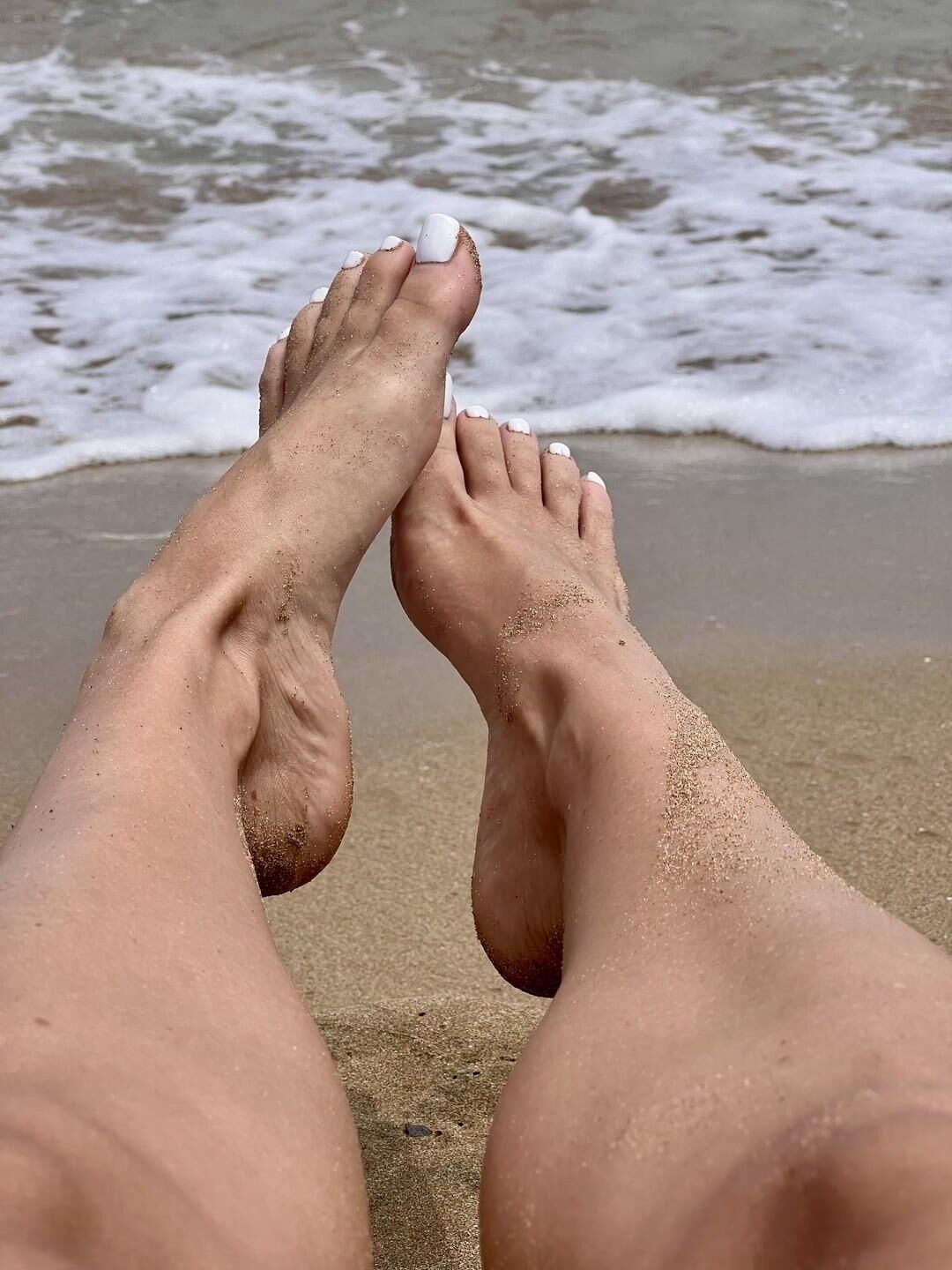 Dedos de los pies en reposo: fin de semana relajante