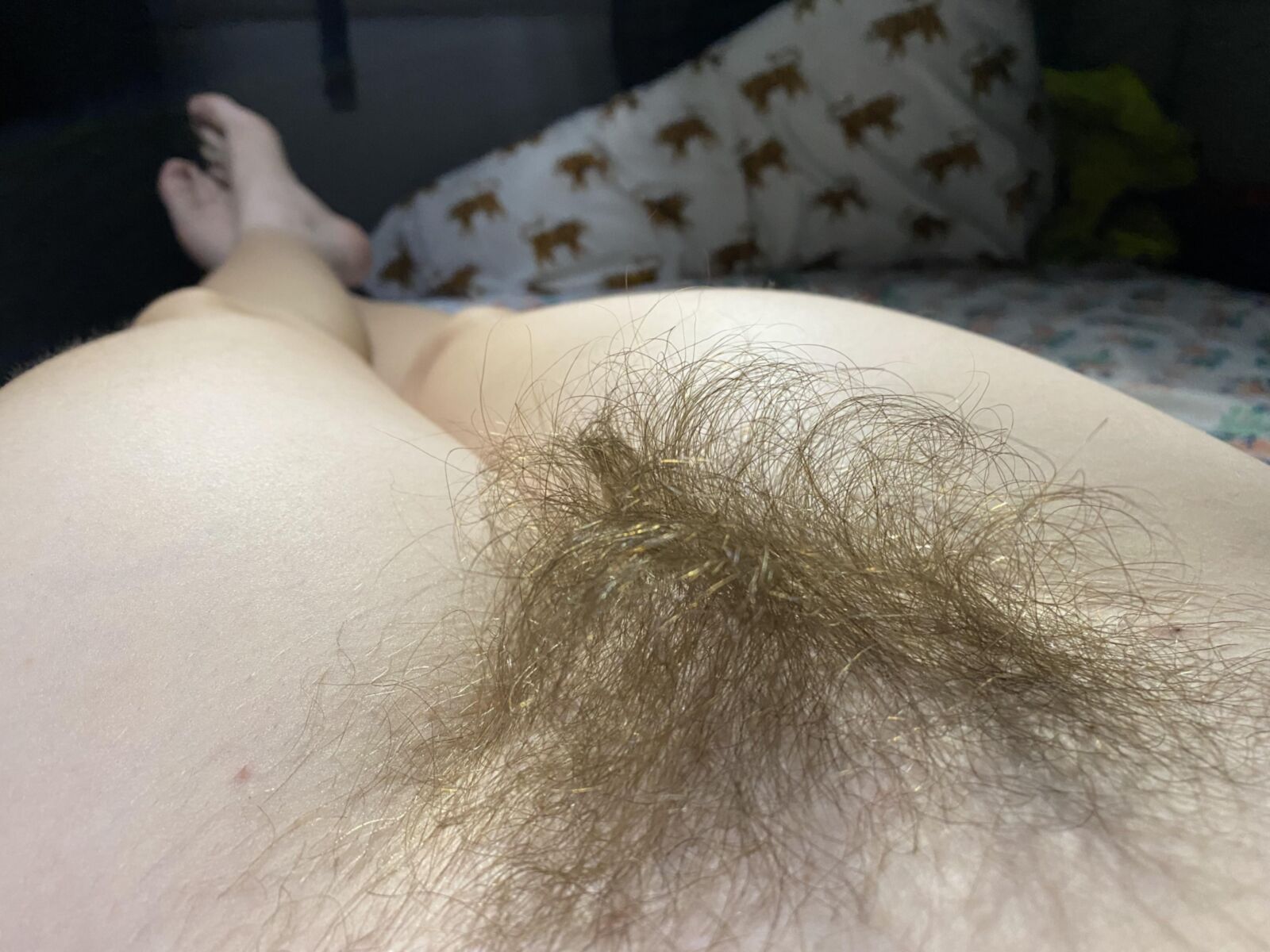 Hairy pussy closeup 03