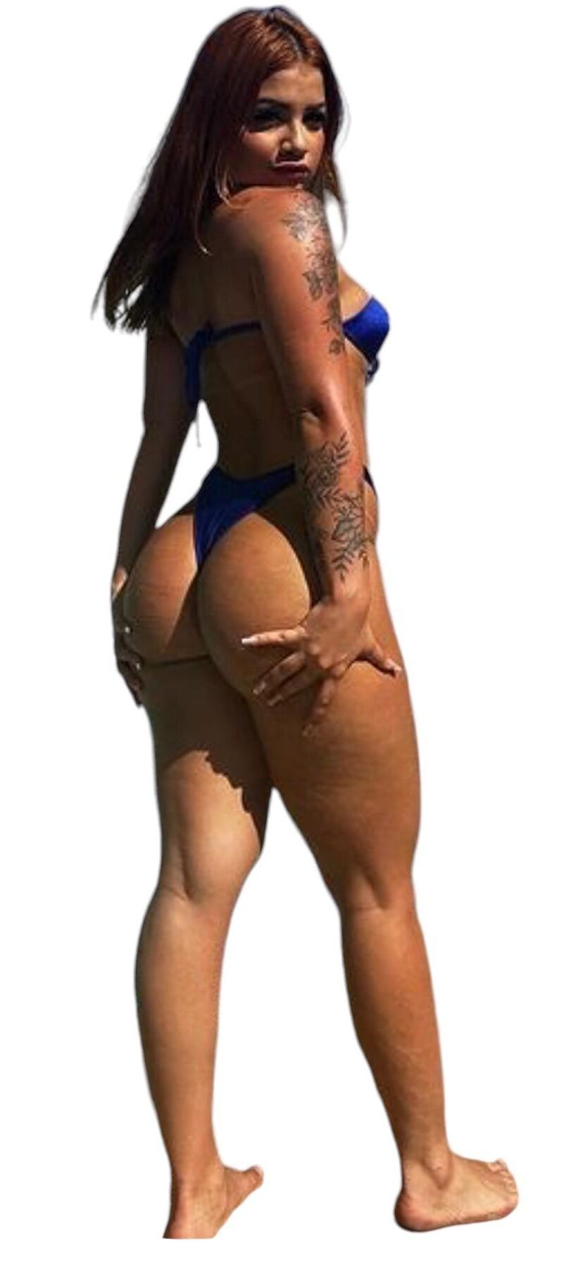 Latina Cute Big Butt Stickers 1489