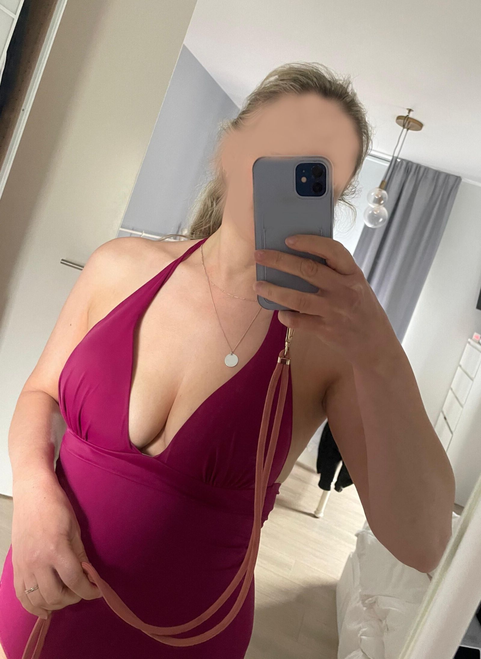 My wife showing her boobs in sexy swimsuit on holidays