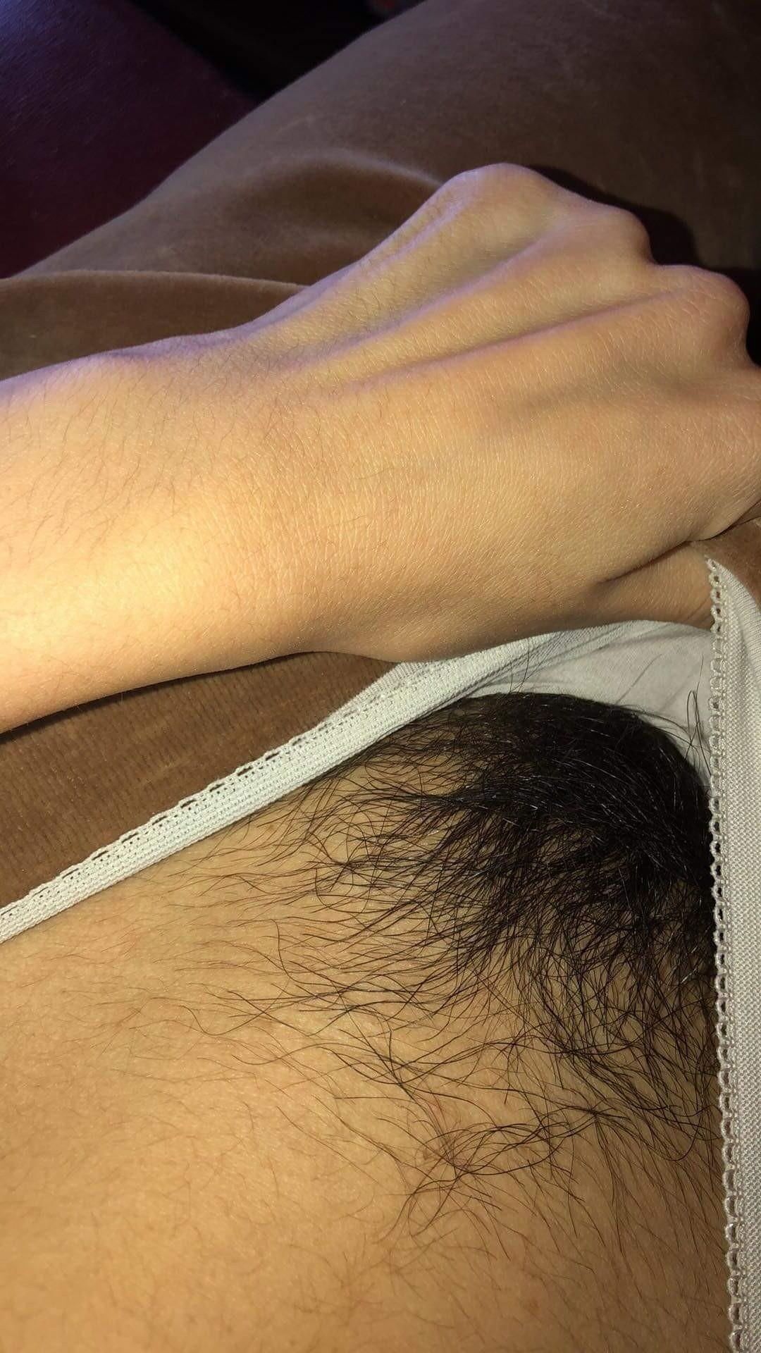 She wants to show you how hairy she is   pull it down 13