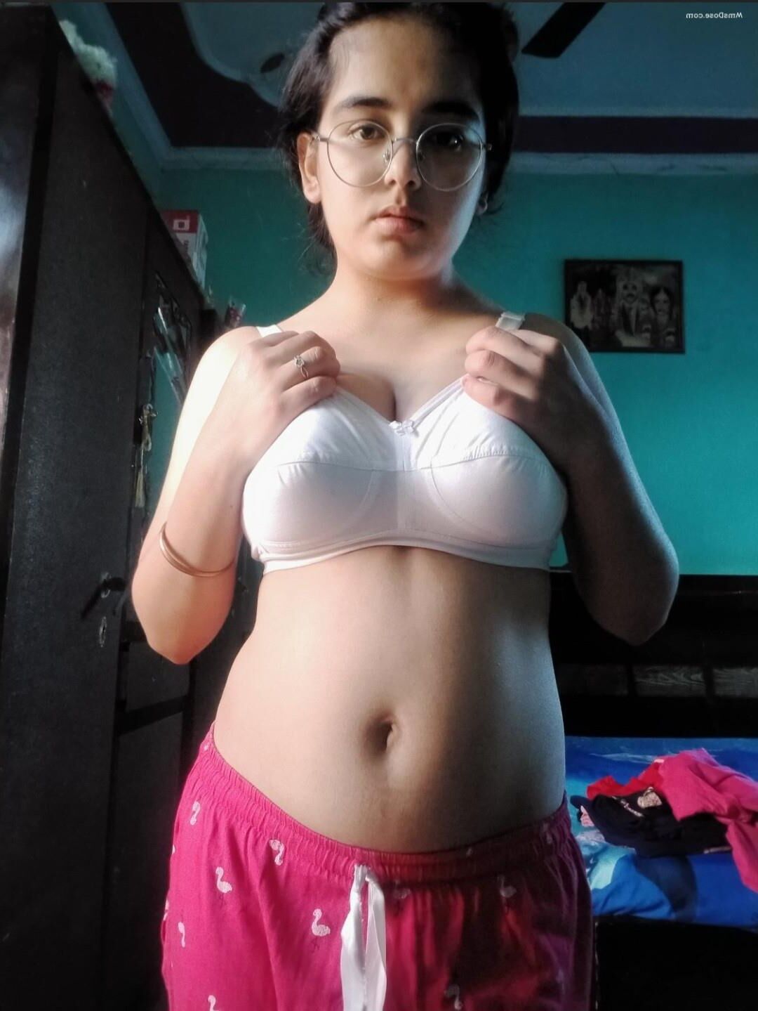 Cute Busty Indian Nerd