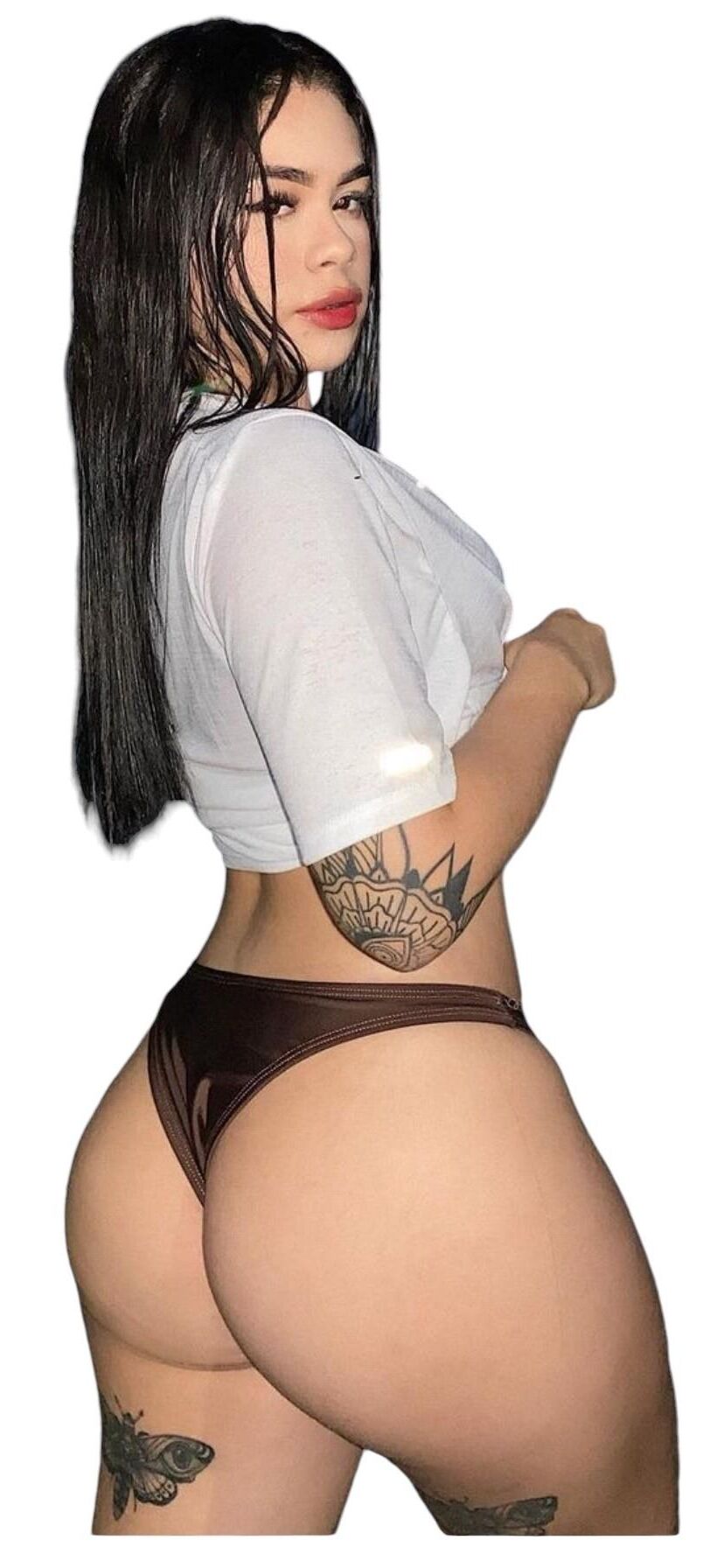 Latina Cute Big Butt Stickers 1533