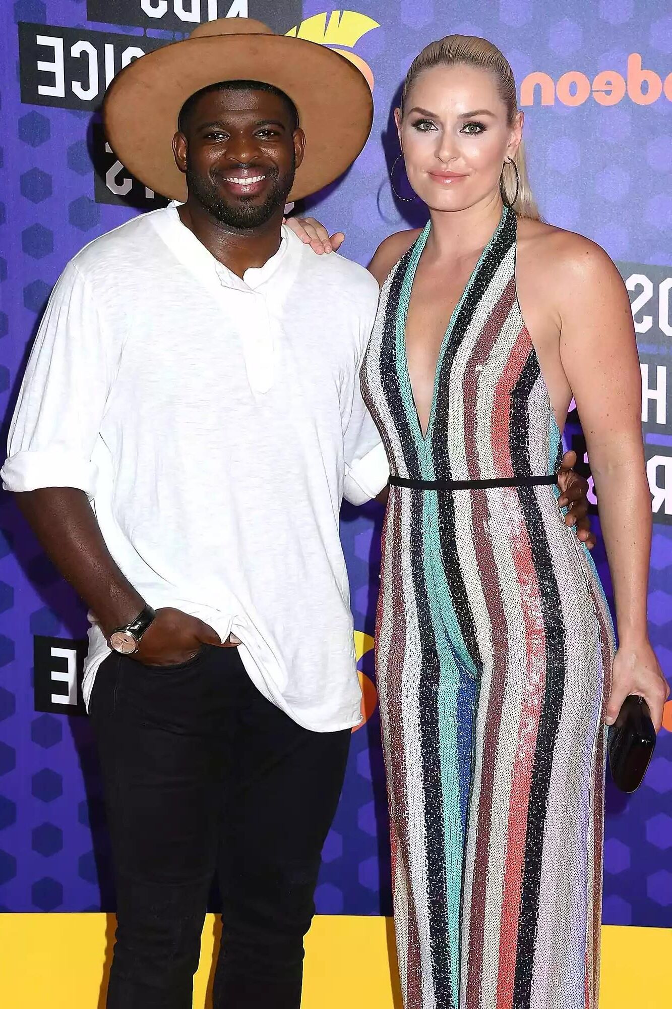 Lindsey Vonn y P.K. Subban maravilloso amor verdadero interracial