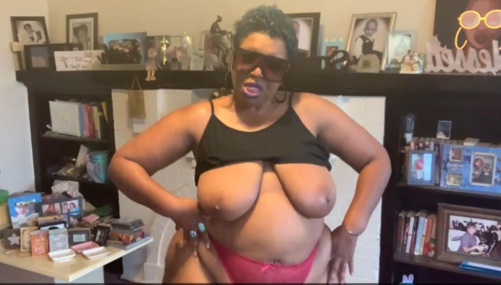 Ebony bbw mature gilf