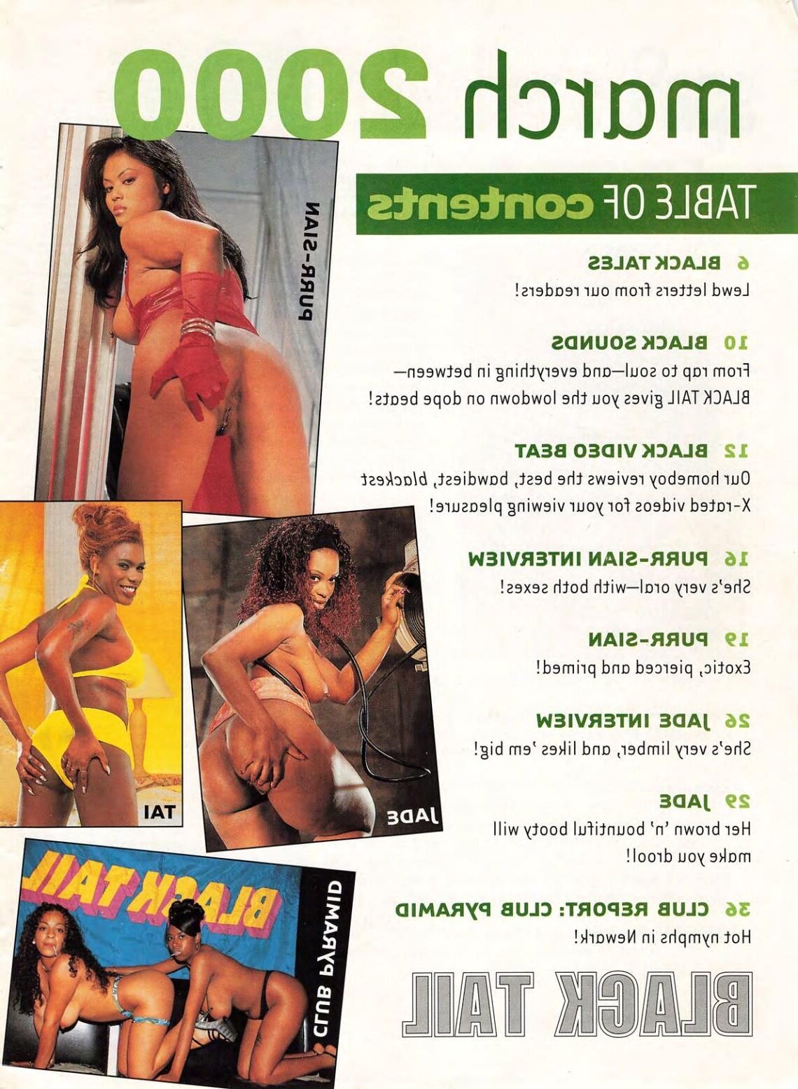 Black Tail Magazine March 2000