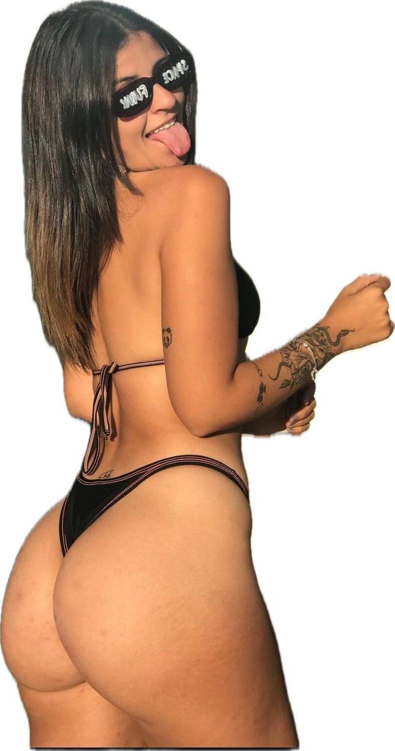 Latina Cute Big Butt Stickers 1554