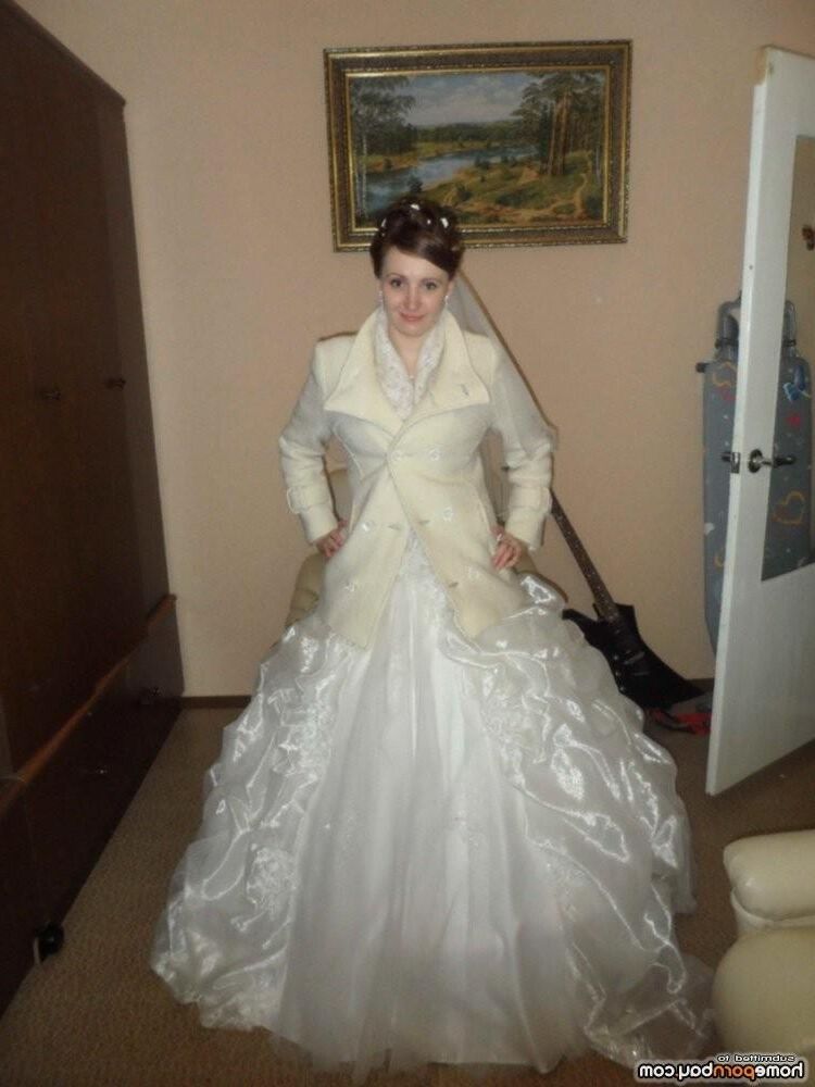 Beauté récemment mariée d'Ukraine ou de Russie