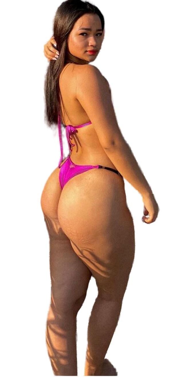 Latina Cute Big Butt Stickers 1598