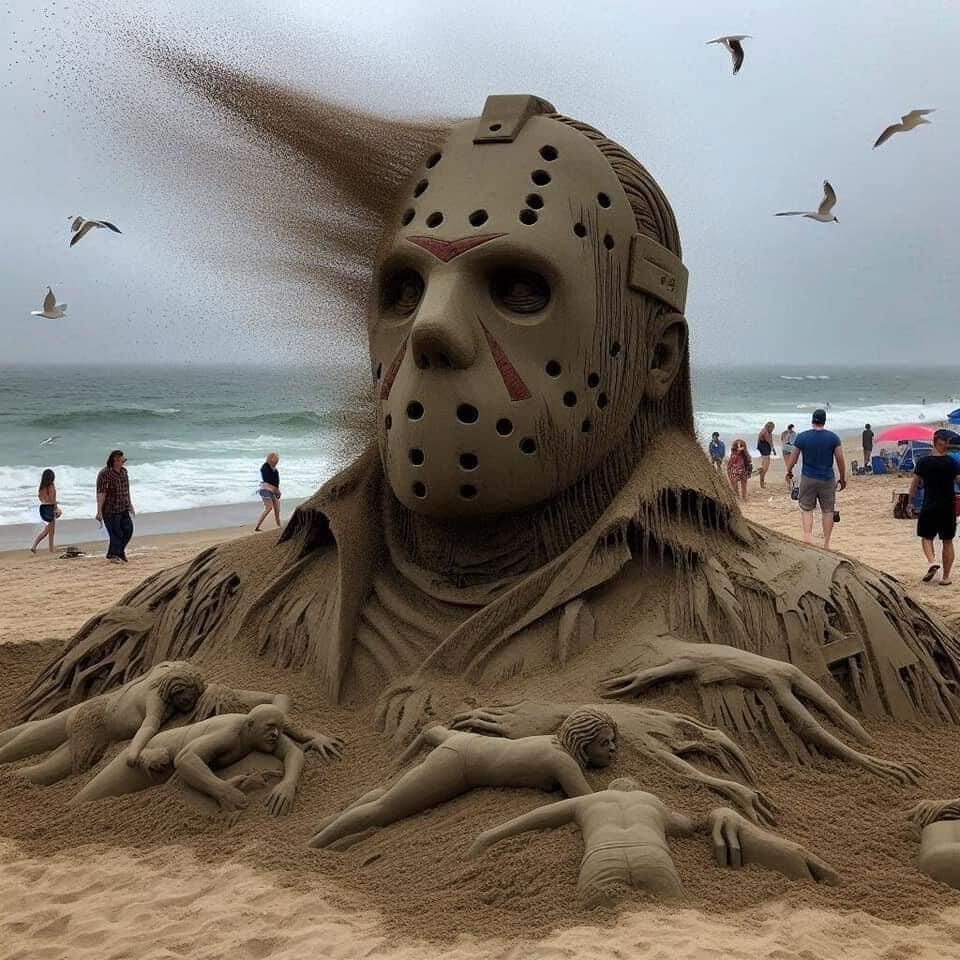 Halloween-Sandkunst