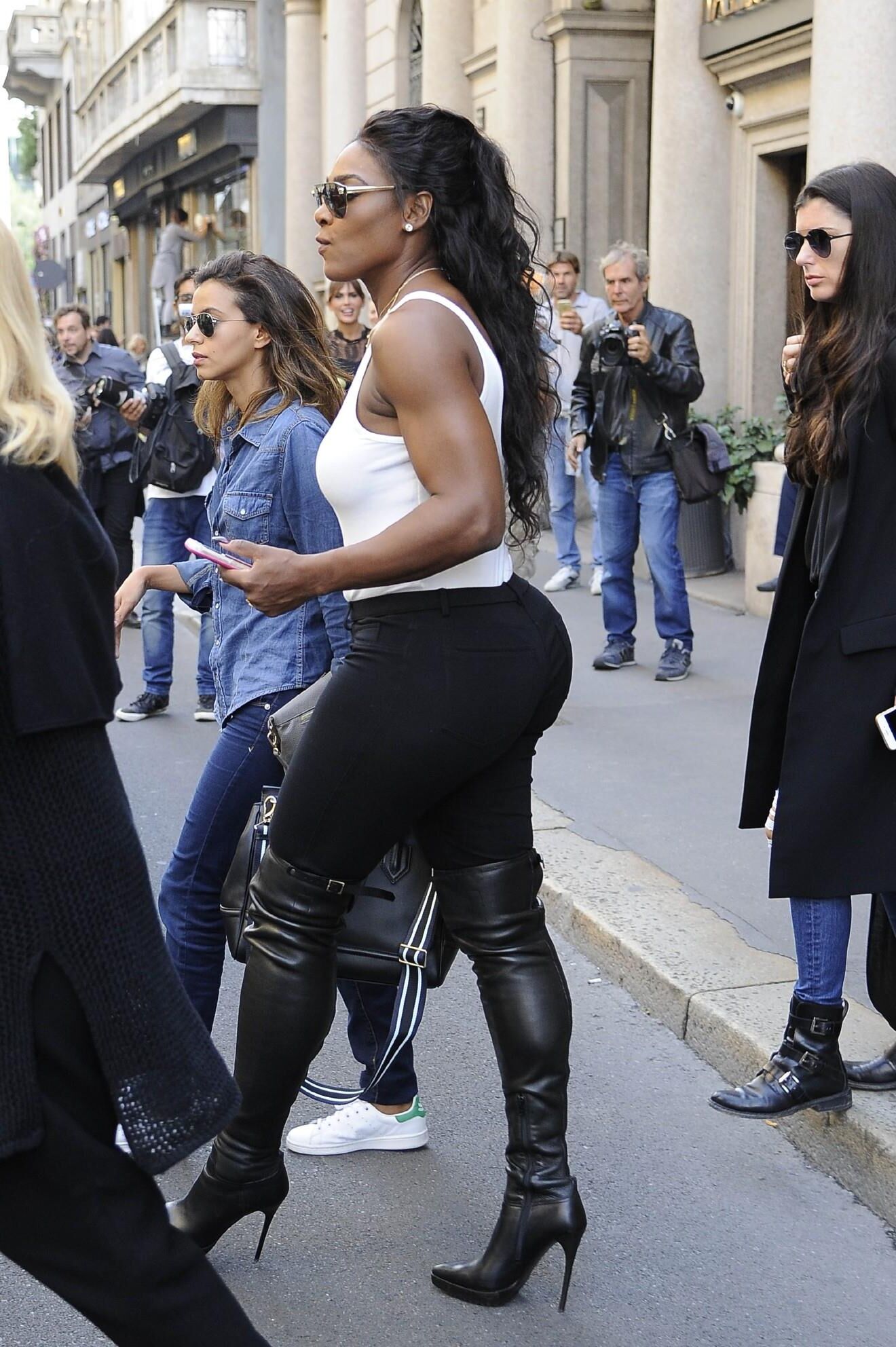 Serena Williams, Fat Ass, Tits, High Heels