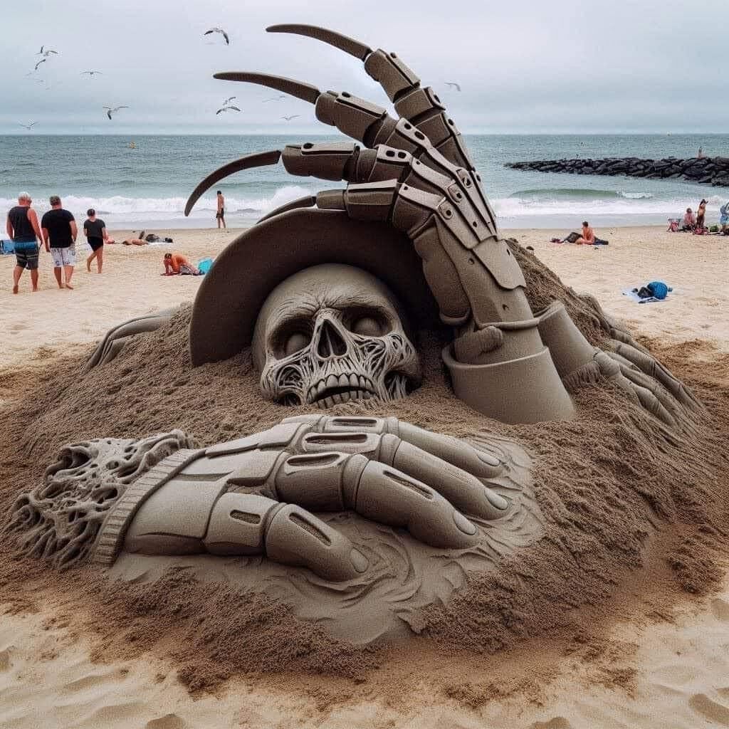 Halloween-Sandkunst