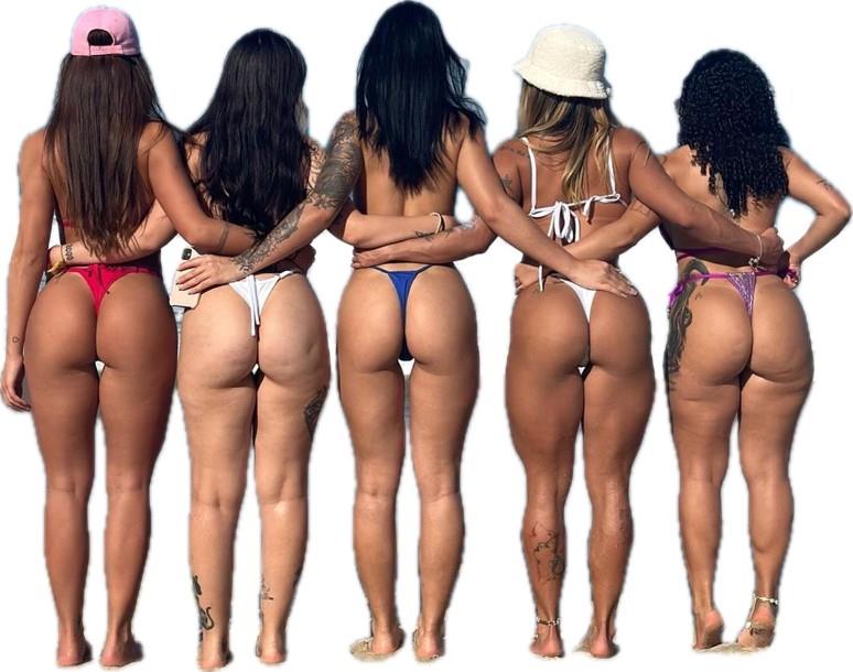 Latina Cute Big Butt Stickers 1652