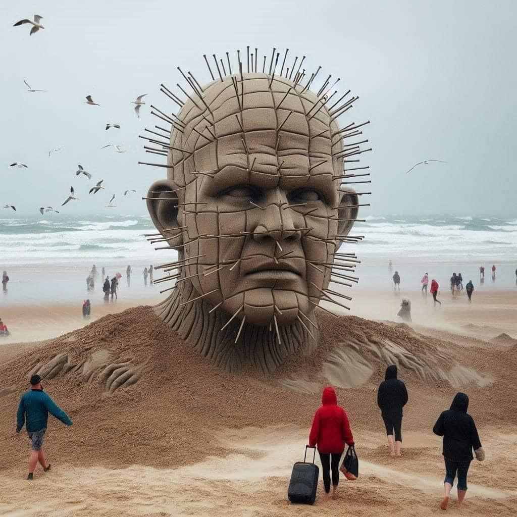 Halloween-Sandkunst