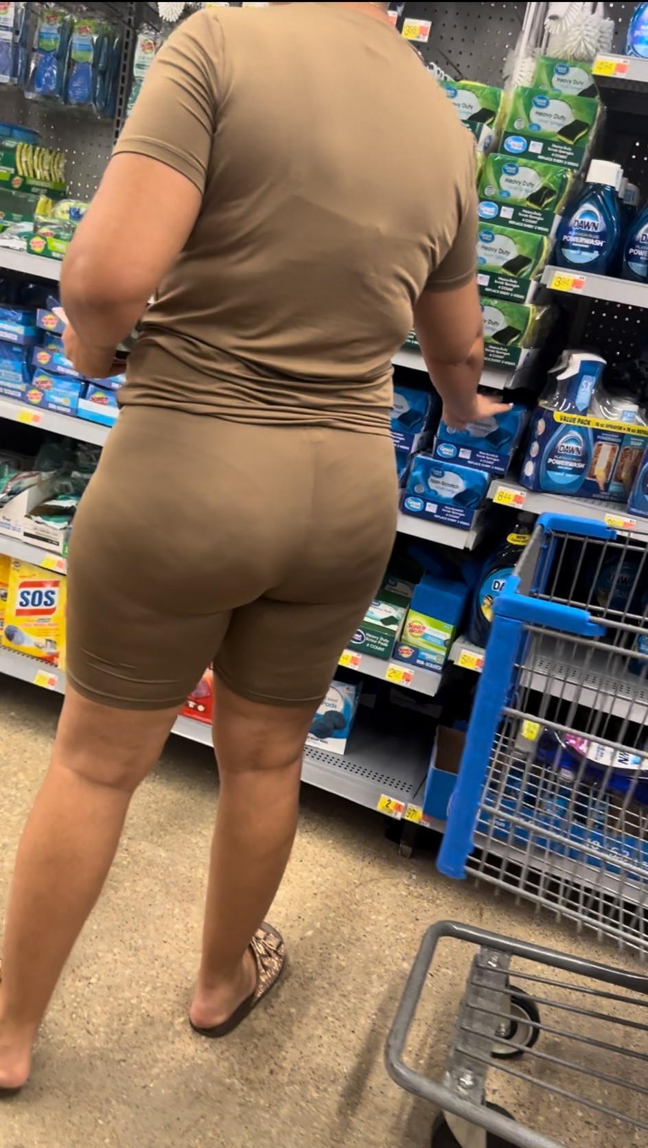 Candid Latina Dimply Ass Tight Shorts