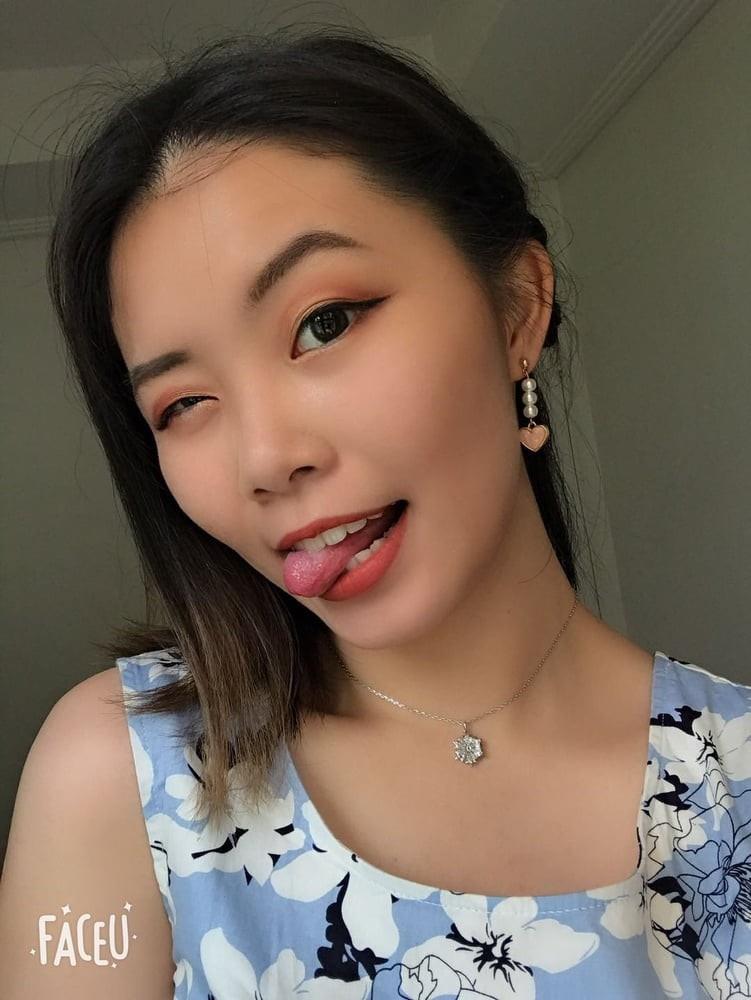 Petite amie chinoise mignonne