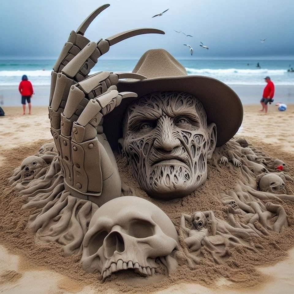 Halloween-Sandkunst