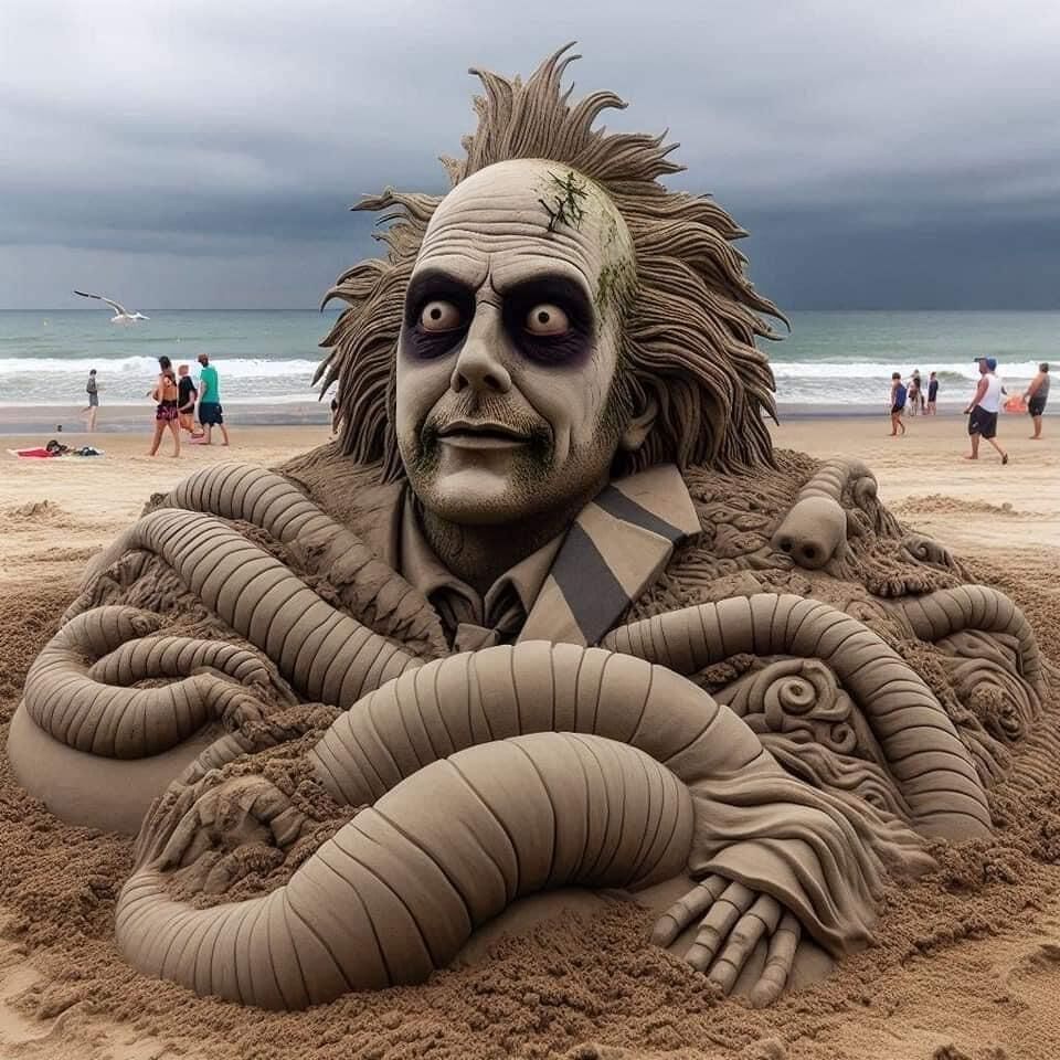 Halloween-Sandkunst