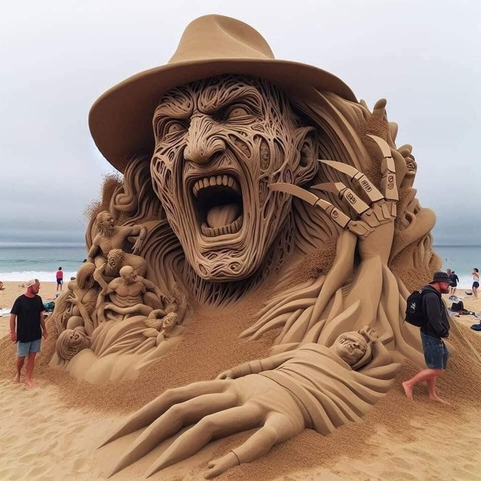 Halloween-Sandkunst