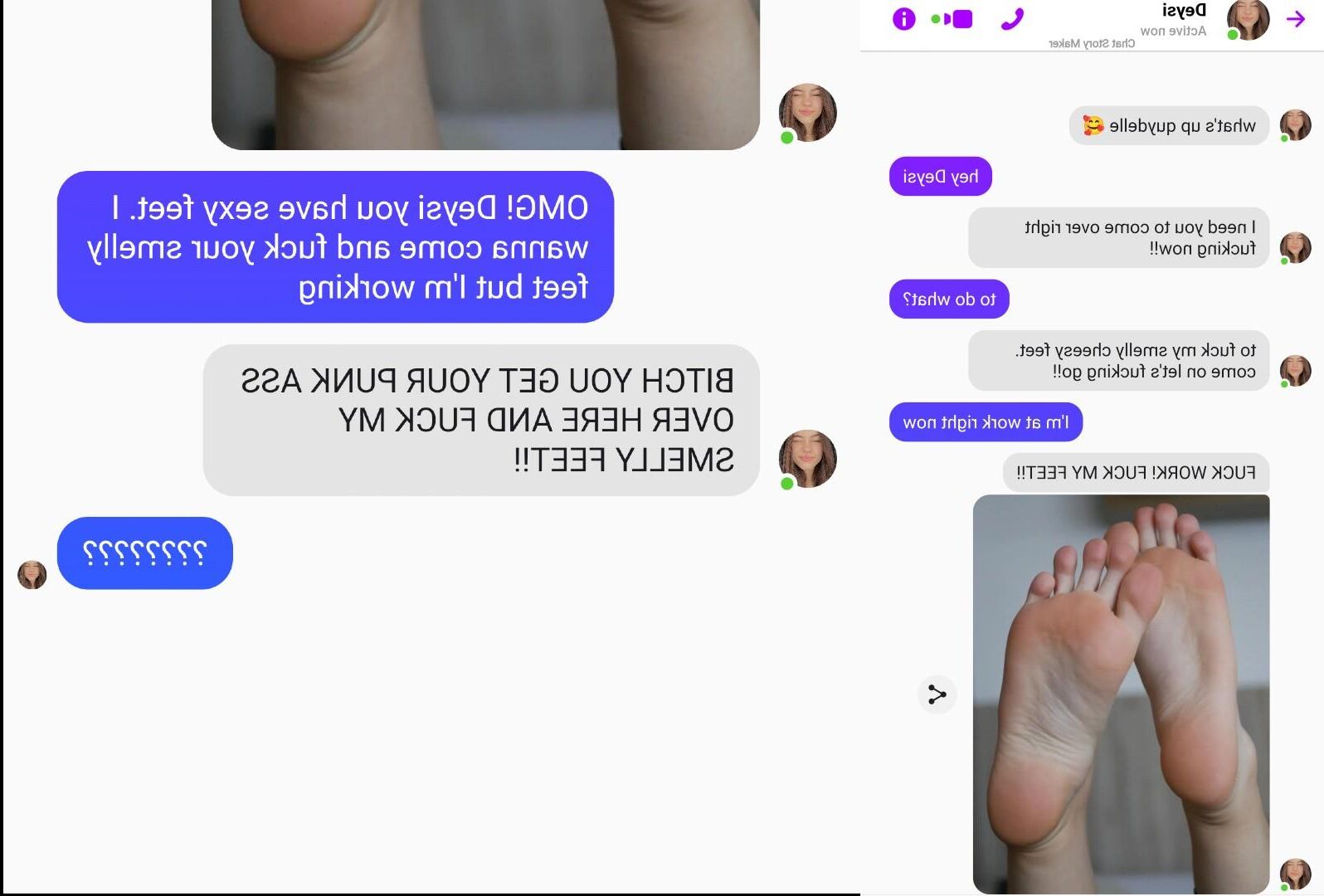 SHE WANTED ME TO FUCK HER FEET TO DEATH