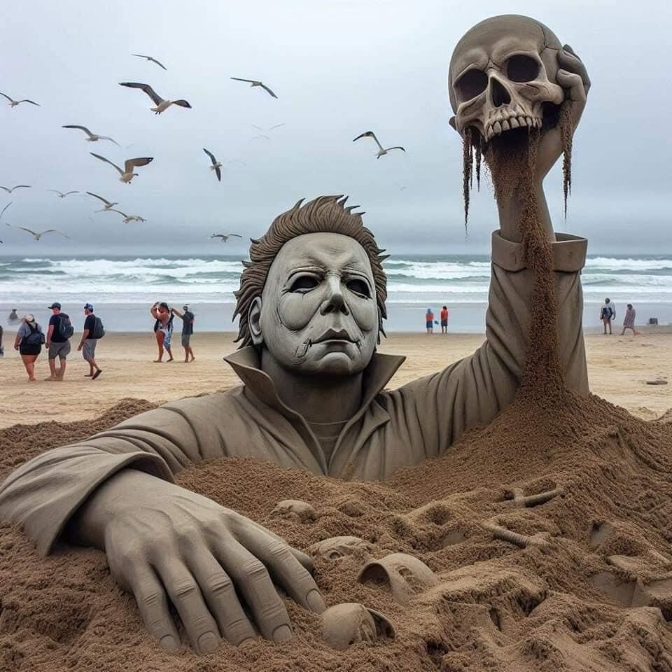 Halloween-Sandkunst