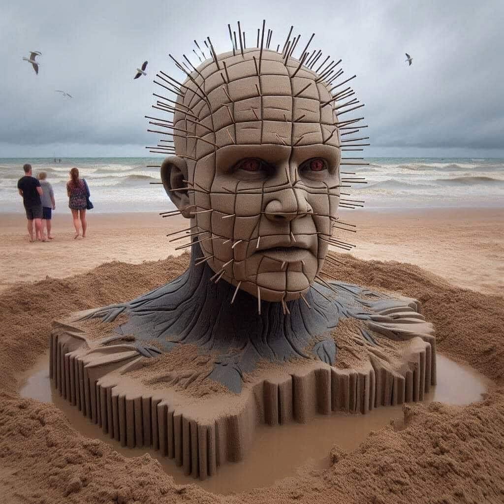 Halloween-Sandkunst