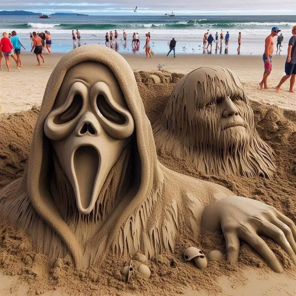 Halloween-Sandkunst