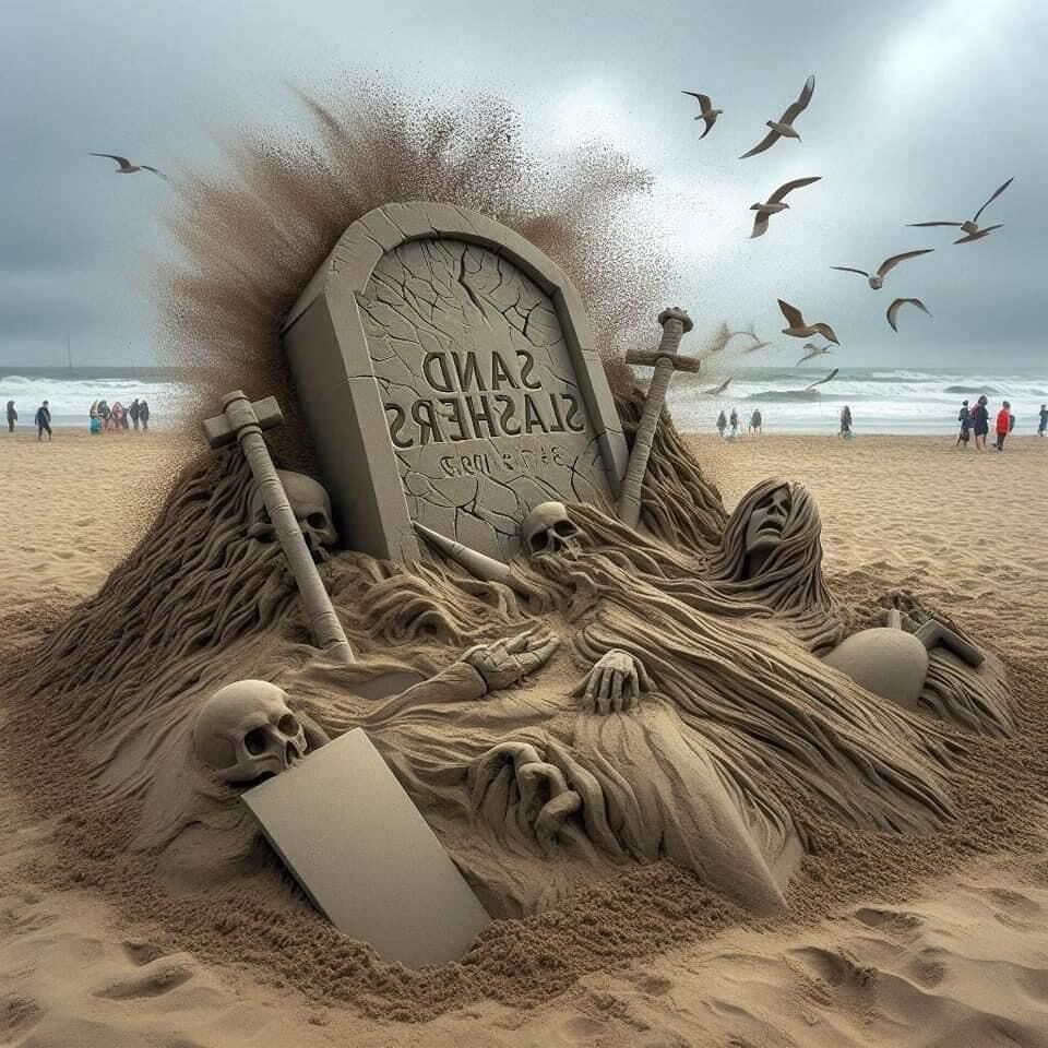 Halloween-Sandkunst